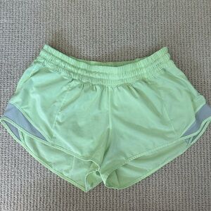 Faded zap lululemon hotty hot 2” short II size 8